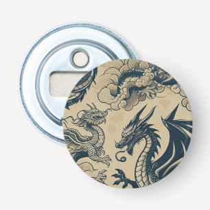 Fantasy Antiqued Dragons Bottle Opener