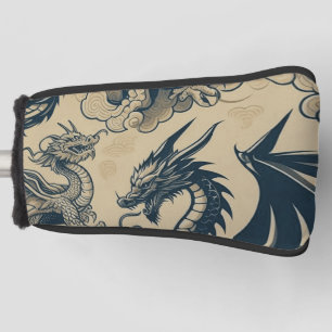 Fantasy Antiqued Dragons Golf Head Cover