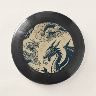 Fantasy Antiqued Dragons Wham-O Frisbee