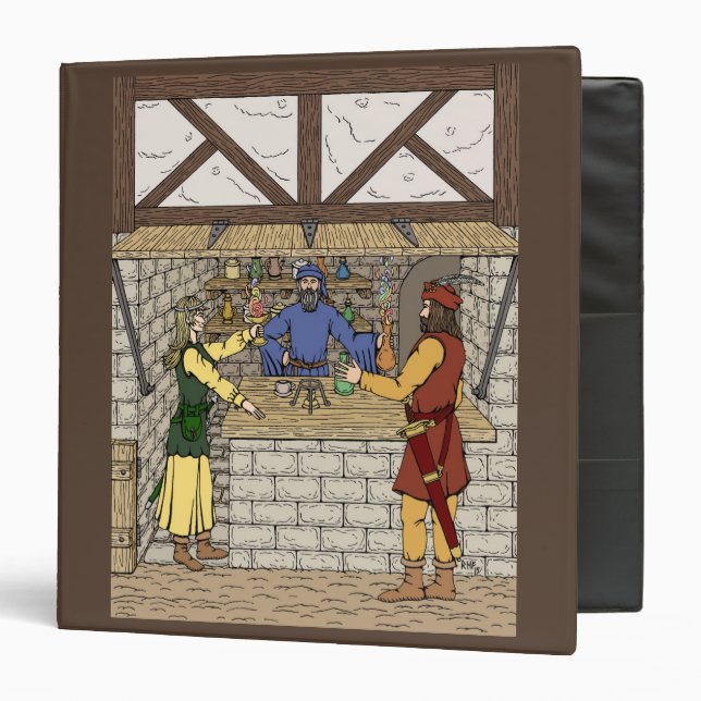 Fantasy Apothecary Shop Binder (Front/Inside)