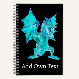 Fantasy Aqua Dragon Notebook