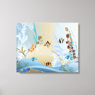 Fantasy Aquarium Canvas Print