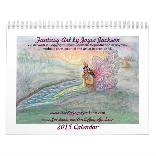 Fantasy Art by Joyce Jackson 2015 Calendar