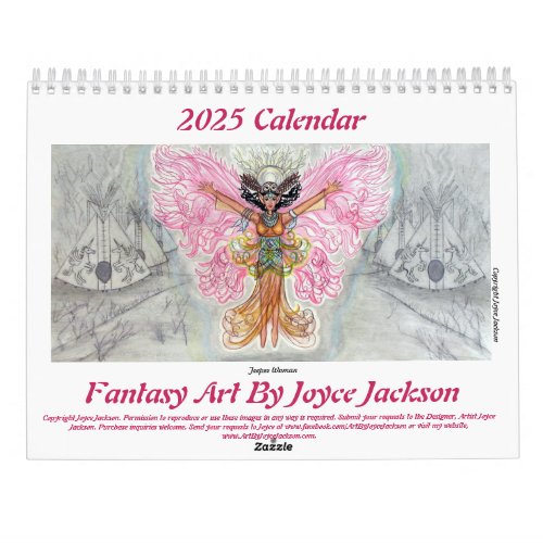 Fantasy Art by Joyce Jackson 2025 Calendar