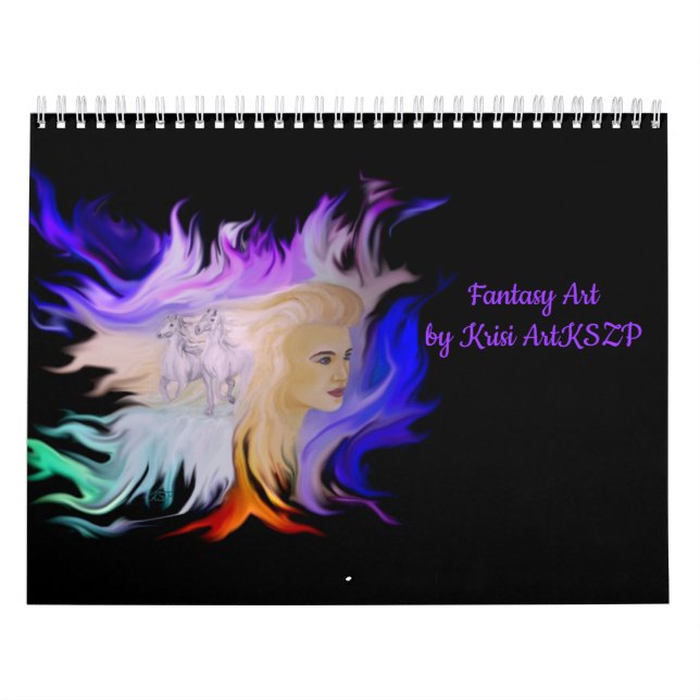 Fantasy Art by Krisi ArtKSZP Calendar (Cover)