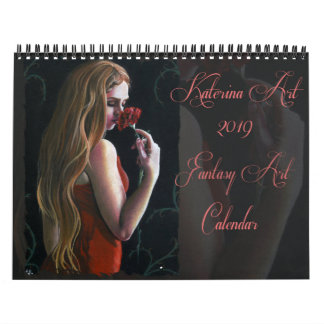 Fantasy Art Calendar 2019 Katerina Art