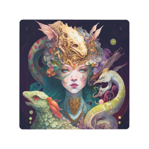 Fantasy Art Dragon Goddess Queen