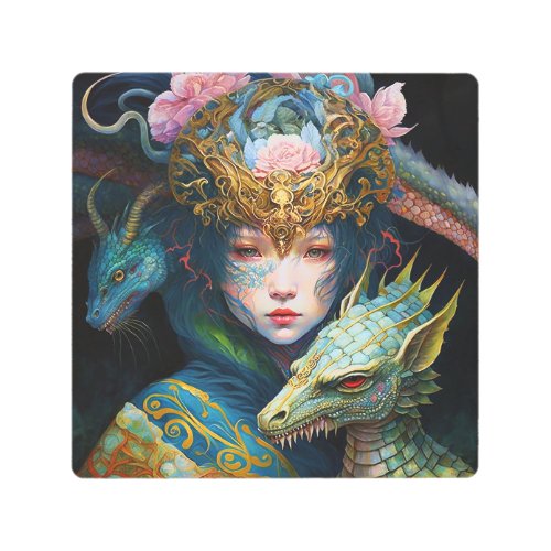 Fantasy Art Dragon Goddess Queen