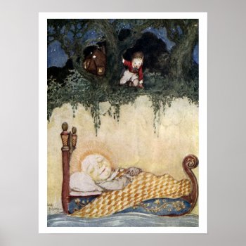 Fantasy Art For Children Poster by Vintage_Obsession at Zazzle
