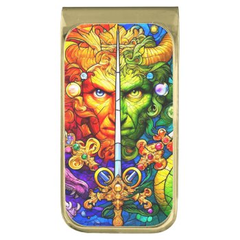 Fantasy Art Gold Finish Money Clip by MarblesPictures at Zazzle