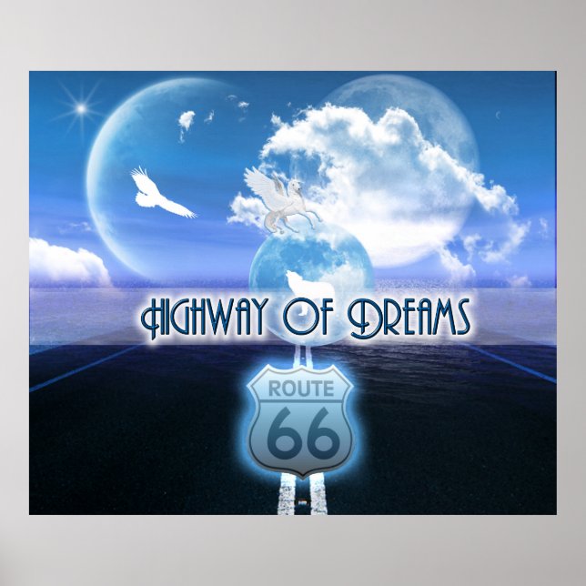 Fantasy Art - Highway of Dreams Poster (Front)