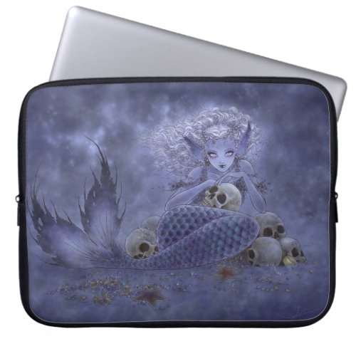 Fantasy Art Laptop Sleeve - Dark Mermaid