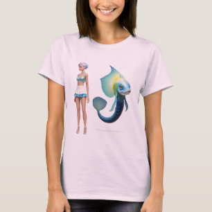 Fantasy Art Mermaidcore - Ocean-Inspired Design T-Shirt