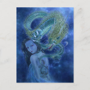 Fantasy Art Postcard - Dragon Lore