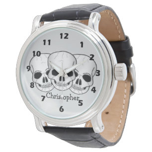 Fantasy Art Skull Design Watch