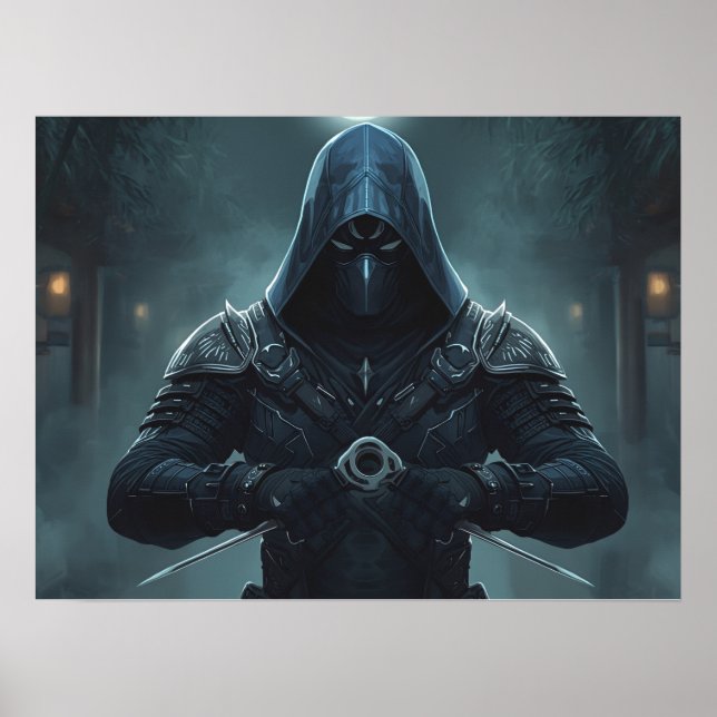 Fantasy Art: “The Whisperer of Arcane Shadows” Poster (Front)