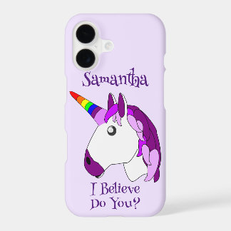 Fantasy Art Unicorn Design Personalised iPhone 17 Case