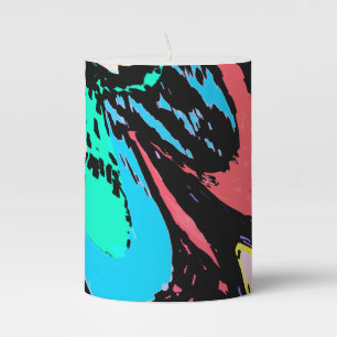 Fantasy at sea pillar candle
