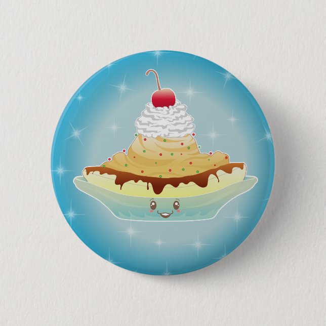 Fantasy bananasplit button (Front)