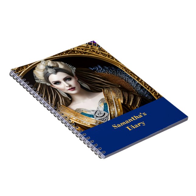 Fantasy Baroque Queen Notebook (Right Side)