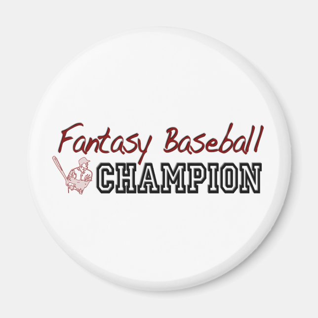 Fantasy Baseball Champion Magnet (Front)