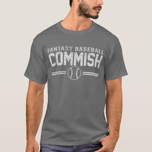 Fantasy Baseball Commish T_Shirt