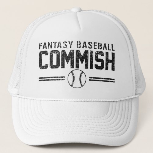 Fantasy Baseball Commish Trucker Hat