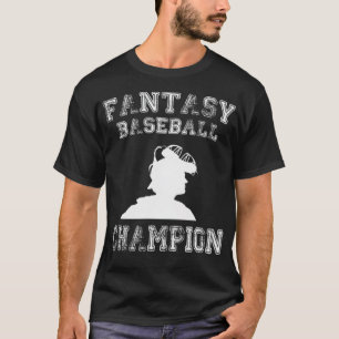 Fantasy Baseball Design Champion baseball heart s T-Shirt
