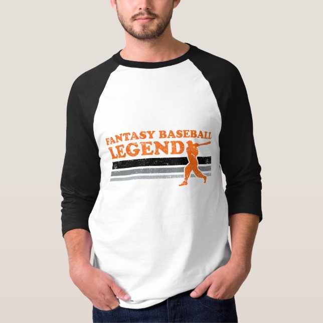 Fantasy Baseball Legend T-shirt (Front)