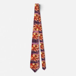 Fantasy Basketball League: Dragon vs Cats Hoops Ar Neck Tie