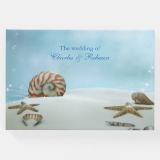 Fantasy Beach Theme Wedding Guest Book