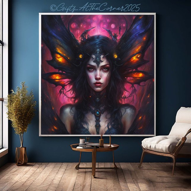 Fantasy Beautiful Flowers Pixie Fairy Princess Canvas Print (Creator Uploaded)