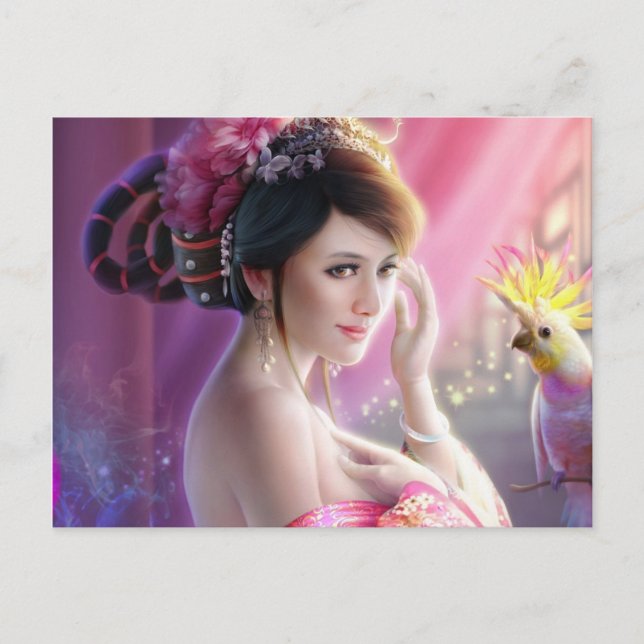Fantasy Beauty 01 Postcard (Front)
