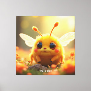 Fantasy Bee Bug Sun Canvas Print