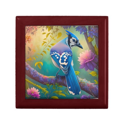 Fantasy Birds Blue Jay Gift Box