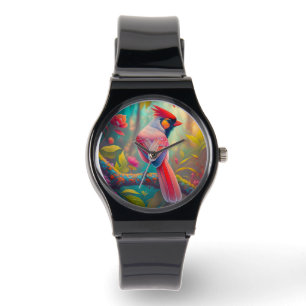 Fantasy Birds Male Cardinal Watch