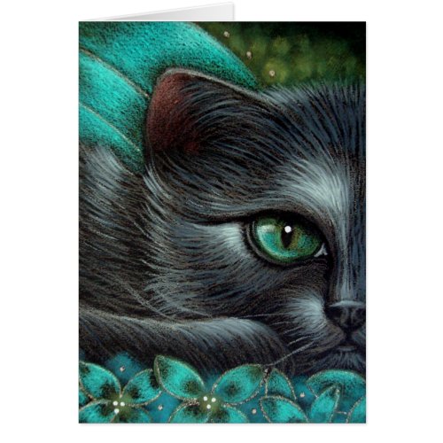 FANTASY BLACK CAT FAIRY CAT 1 CUSTOMIZE Card