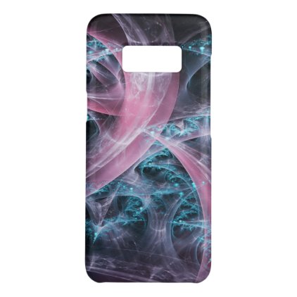 Fantasy blue pink fractal Case-Mate samsung galaxy s8 case