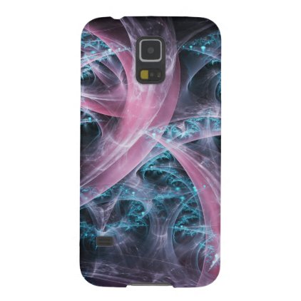 Fantasy blue pink fractal galaxy s5 case