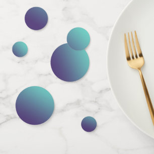 FANTASY Blue + Purple Gradient Color Confetti