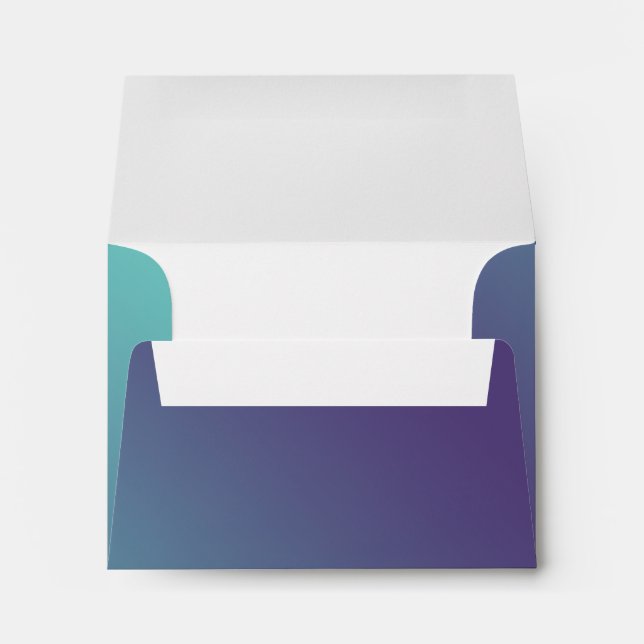 FANTASY Blue + Purple Gradient Color Envelopes (Back (Bottom))