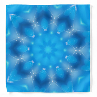 Fantasy blue star design bandana