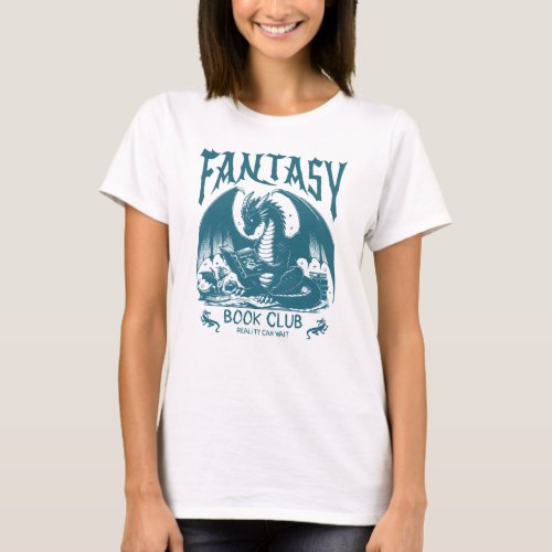 Fantasy Book Club Dragon T_Shirt