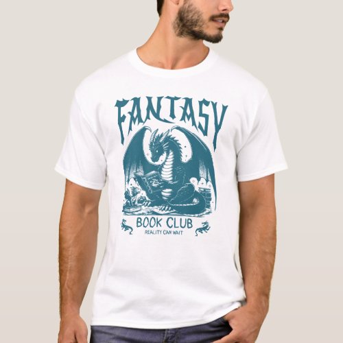 Fantasy Book Club Dragon T_Shirt