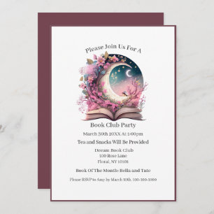Fantasy Book Lover, Book Club Invitation