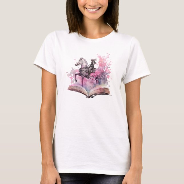Fantasy Book Lover Design T-Shirt (Front)