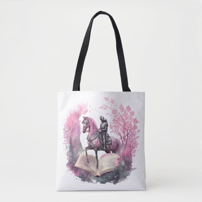 Fantasy Book Lover Design Tote Bag (Front)