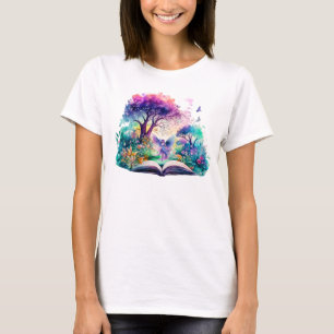 Fantasy Book Lover Fairy T-Shirt