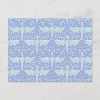 Fantasy Botanical Dragon Postcard