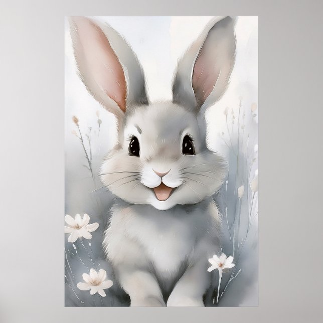 Fantasy Bunny Rabbit Poster (Front)